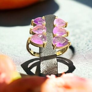 Amethyst Gold Ring